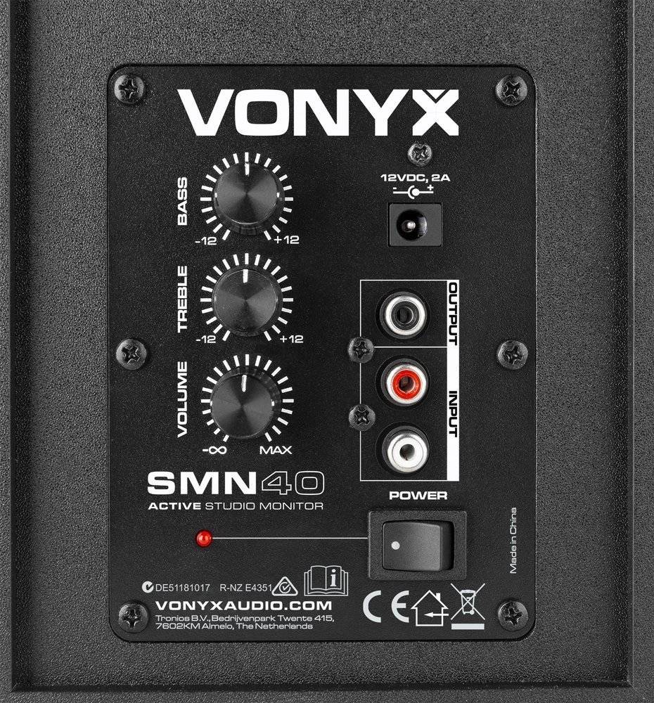 Aktywne głośniki studyjne Vonyx SMN40B 100W - czarne