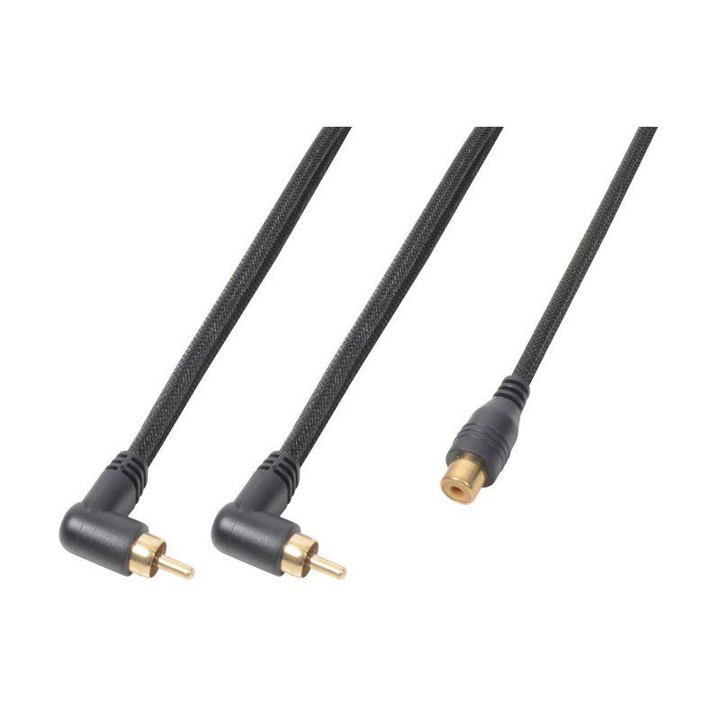 Kabel Audio CX142 2xRCA [M] - RCA [F] 0.3 m