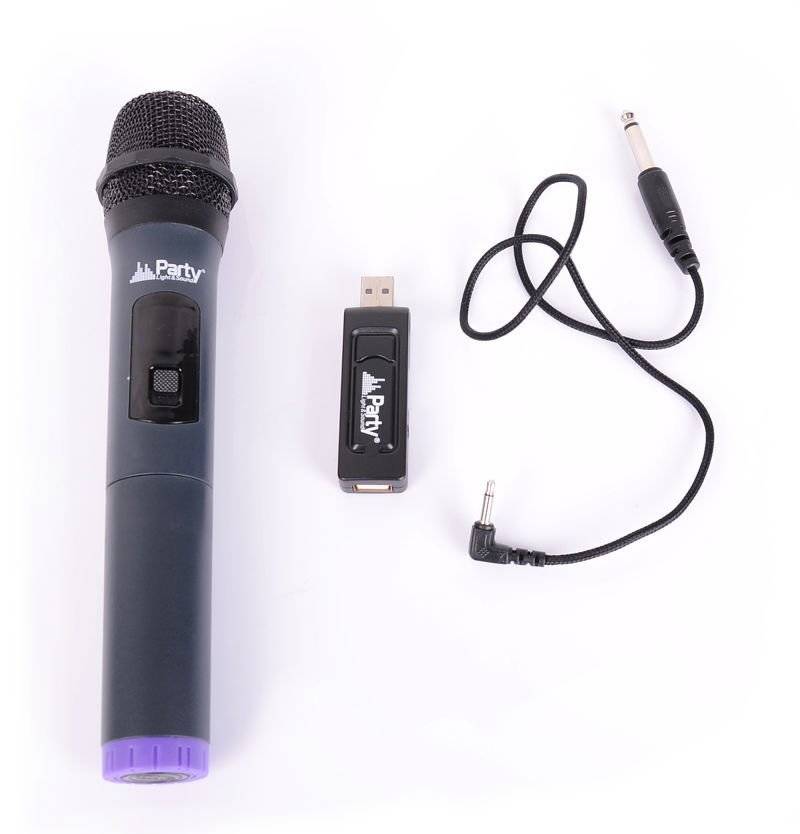 Mikser 2-kanałowy USB  BT MIX500BT+ mikrofon UHF