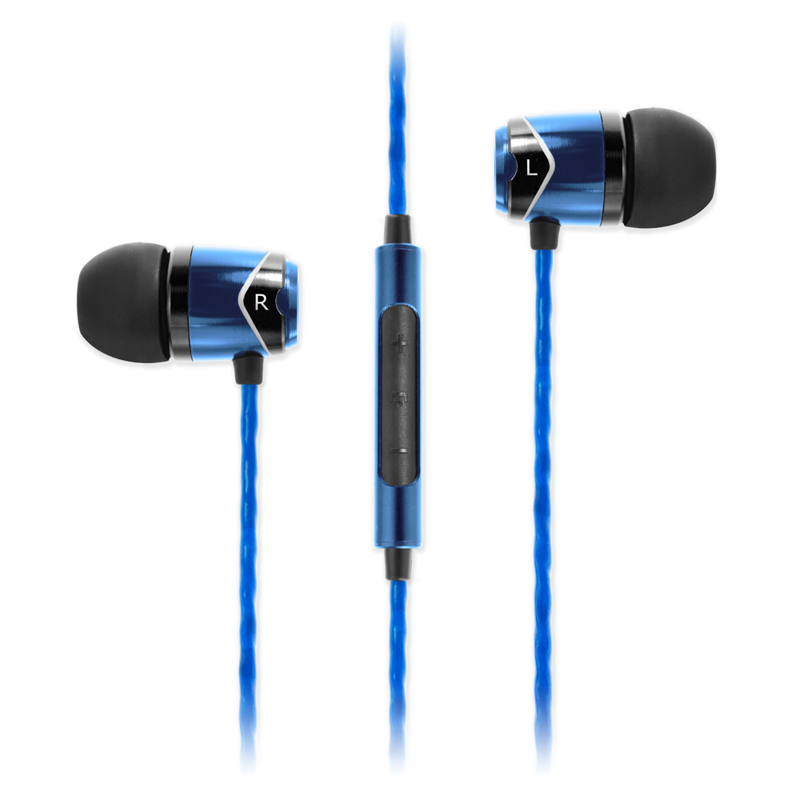 Słuchawki dokanałowe SoundMagic E10C Black-Blue