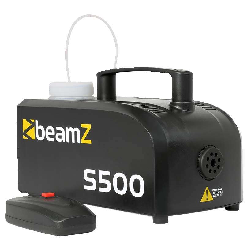 Wytwornica dymu S500 z płynem 500W BeamZ + 1L płynu do dymu + stroboskop