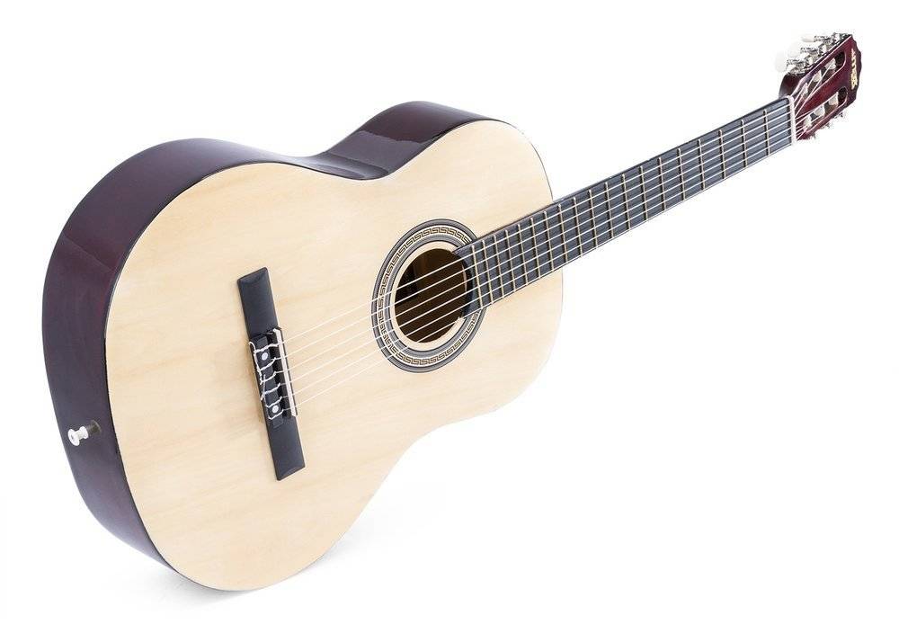 Zestaw: Gitara klasyczna 39'' SoloArt Max naturalna+ akcesoria