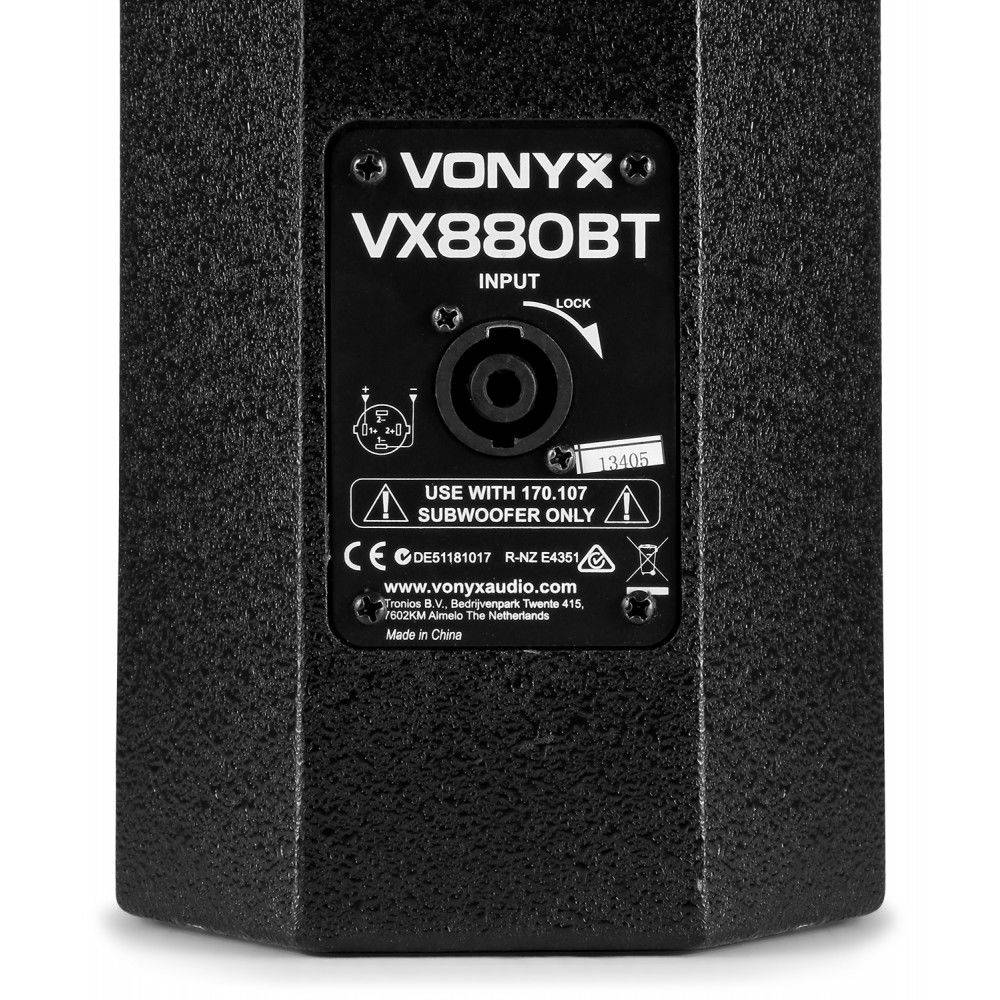 Zestaw nagłośnieniowy 100W Vonyx VX880BT 2.1